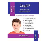 CogAT: Practice Test for the Cognitive Abilities Test: Form 7 Level 9: 1