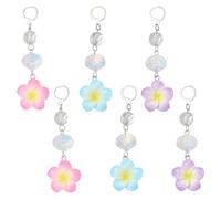 COGCHARGER 6Pcs Flower Bikini Charms for Jewellery Making