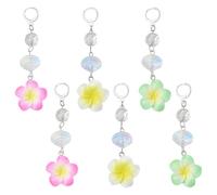 COGCHARGER 6Pcs Flower Swimsuits Bikini Charms for Jewellery Making