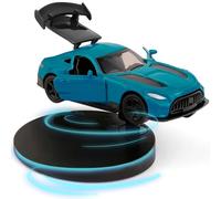 COGEEK Car Drifting Spin Dashboard Decoration, Sports Car Model That Can Sway Mini Interior Dash Ornament Dynamic Car Model Rotate Toy Gift, Vehicle Turn and Follow Drift - Blue