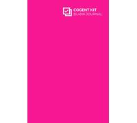 COGENT KIT Blank Journal (6x9, Hot Pink): A simple 6” x 9” journal / notebook / planner with Blank plain formatting on 120 white pages in a Hot Pink, ... soft cover. (BLANK JOURNALS from Cogent Kit)