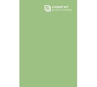 COGENT KIT Blank Journal (6x9, Sage Green): A simple 6” x 9” journal / notebook / planner with Blank plain formatting on 120 white pages in a Sage ... soft cover. (BLANK JOURNALS from Cogent Kit)