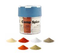 Coghlan’s Camp Spice - 6-in-1 Spice Shaker with Cayenne, Oregano, Garlic Salt, Paprika, Salt & Black Pepper - Compact Seasoning for Camping, BBQs, Travel, Home Kitchens - Made in USA
