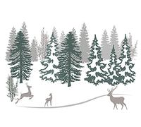 Cogir - Ref 314325I - Pro Nappe Food Safe Contact Disposable Patterned Placemats (Pack of 500) - 30 x 40cm in Size, Aesthetic Embossed Satin Texture Finish - Winter Pattern