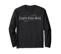 Cogito Ergo Sum I Think Therefore I Am Philosophy Lovers Long Sleeve T-Shirt