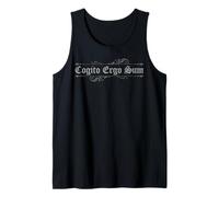 Cogito Ergo Sum I Think Therefore I Am Philosophy Lovers Tank Top