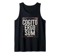 Cogito Ergo Sum I Think Therefore I Am Philosophy Lovers Tank Top