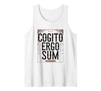 Cogito Ergo Sum I Think Therefore I Am Philosophy Lovers Tank Top