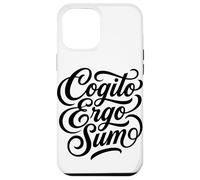 Cogito Ergo Sum Latin Philosopher Thinker Quote Case for iPhone 12 Pro Max