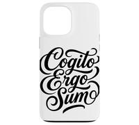 Cogito Ergo Sum Latin Philosopher Thinker Quote Case for iPhone 13 Pro Max