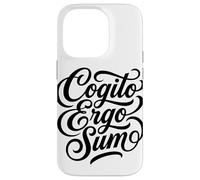 Cogito Ergo Sum Latin Philosopher Thinker Quote Case for iPhone 14 Pro