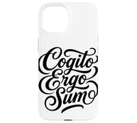 Cogito Ergo Sum Latin Philosopher Thinker Quote Case for iPhone 15