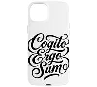 Cogito Ergo Sum Latin Philosopher Thinker Quote Case for iPhone 15 Plus
