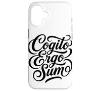 Cogito Ergo Sum Latin Philosopher Thinker Quote Case for iPhone 16