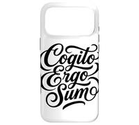 Cogito Ergo Sum Latin Philosopher Thinker Quote Case for iPhone 17 Pro Max