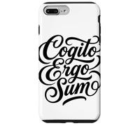 Cogito Ergo Sum Latin Philosopher Thinker Quote Case for iPhone 7 Plus/8 Plus