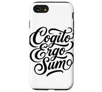 Cogito Ergo Sum Latin Philosopher Thinker Quote Case for iPhone SE (2020) / 7/8
