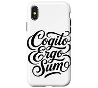 Cogito Ergo Sum Latin Philosopher Thinker Quote Case for iPhone X/XS