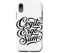 Cogito Ergo Sum Latin Philosopher Thinker Quote Case for iPhone XR