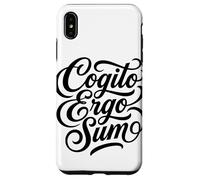 Cogito Ergo Sum Latin Philosopher Thinker Quote Case for iPhone XS Max