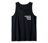 Cogito Ergo Sum Latin Quote - I Think Therefore I Am Tank Top
