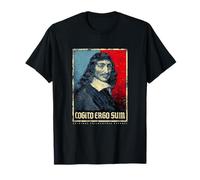 Cogito Ergo Sum René Descartes Principles of Philosophy T-Shirt