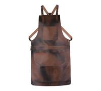 Cognac Brown Full Grain Leather Crossbody Apron Butcher Cook, BBQ, Chef, DIY, Woodwork Apron Gift for Him Gift for HerGift for Him Gift for Her