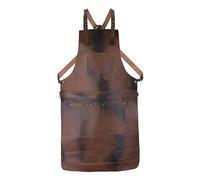 Cognac Brown Full Grain Leather Crossbody Apron Butcher Cook, BBQ, Chef, DIY, Woodwork Apron Gift for Him Gift for HerGift for Him Gift for Her