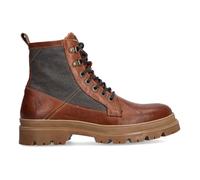 Cognac Leather Lace-up Boots - male - Canada Snow - Lace-up Boots - Brown - 9 UK - Shoes 9 UK