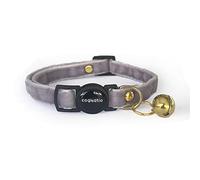 Cognatio Safety Quick Release Cat Collars,Double Velvet with Bell Available in a Range Colors,Perfect for Your Kitty
