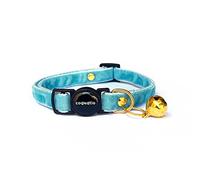 Cognatio Safety Quick Release Cat Collars,Double Velvet with Bell Available in a Range Colors,Perfect for Your Kitty 20-30 cm