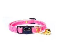 Cognatio Safety Quick Release Cat Collars,Double Velvet with Bell Available in a Range Colors,Perfect for Your Kitty