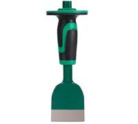 CogniForge Heavy Duty Masonry Chisel,9 Inch Brick Chisel With Hand Protector,for Demolition,Masonry,Carving,Concrete (Green)