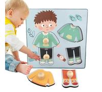 Cognitive Board Games - 9 Inches Portable Puzzle Board, Educational Shape Sorting Toy, Brain Development Activity Kit With Easy Grip Pieces | Learning Entertainment Tool For todler Preschool