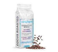 Cognitive Brew Nootropic Coffee Beans 1kg - Focus Roasted Whole Bean Coffee for Mental Clarity - Extremely Smooth & Balanced Medium Roast - High Performance Clean Energy Brain Booster