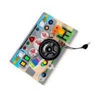 Cognitive Development Toy For Toddler Learn Road Signs Through Hands On Play With LED Effects Wooden