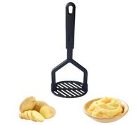 Cognitivex Nylon Potato Masher with Handle Potato Masher Food Crusher Non-Stick Function Head Potato Ideal for Mashing All Food Types with a Grip Handle for Comfortable Use(Black), 20240227