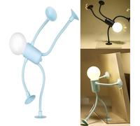 COGOALL Changeable Shape Sportsman Night Light, DIY Shape Night Lights, Cute Little Boy Night Light, Funny LED Table Light, Decorative Night Light for Bedroom Christmas Decoration (Blue)