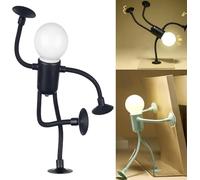 COGOALL Changeable Shape Sportsman Night Light, DIY Shape Night Lights, Funny LED Table Light, Decorative Night Light for Bedroom Christmas Decoration (Black)