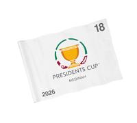 COGOLFING 2026 Presidents Cup Standard Golf Flag 14x20 Inch, Double-Sided Silk Printed Tournament Flag with Sleeve, Ideal for Practice Putting Green, Driving Range, Course, Club, 1-Pack