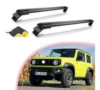 COGOTA 2Pcs Black Aluminum Roof Rail Racks Cross Bars Crossbars Luggage Carrier Fits for Suzuki JIMNY 2Door 2019-2024, S-002