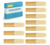 CoguZed 10-Pack Alto Sax Reeds, Strength 2.5 - Traditional Cut for Rich Tone and Consistent Response - Ideal for Students and Intermediate Players
