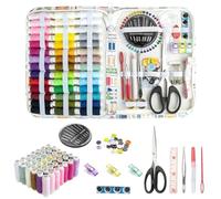 COGVOHY 170 PCS Sewing Kit, Portable Sewing Supplies Accessories with 42 Color Thread, Needle, Scissors,Tape Measure, Seam Ripper for Beginner,Emergency,DIY and Home Button Repair