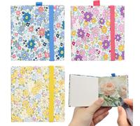 COGVOHY 3 PCS Pocket Sketchbook, 3.15 × 3.15 in Mini Watercolour Journal, 60 Sheets Tiny Travel Watercolor Book for Painters, Artists and Student