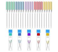 COGVOHY 60 PCS Sewing Machine Needles, 5 Sizes Universal Regular Point Needles for All Fabrics & Home Sewing Projects, 65/9, 75/11, 90/14, 100/16, 110/18