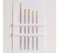 Cohana - Haibara Chiyogami Sashiko Needle - 5 Pieces, Silver, Gold