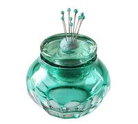 Cohana Otaru Kiriko pin Cushion with pins Green - 1pc