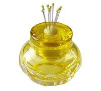 Cohana Otaru Kiriko pin Cushion with pins Yellow - 1pc