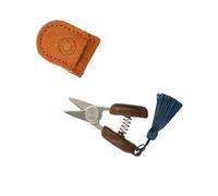 Cohana Seki Mini Scissors 1 Piece Steel and Leather for Crafting and Sewing