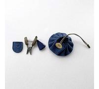 Cohana Seki Mini Scissors with Leather Pouch - Steel Blue - 1 Piece